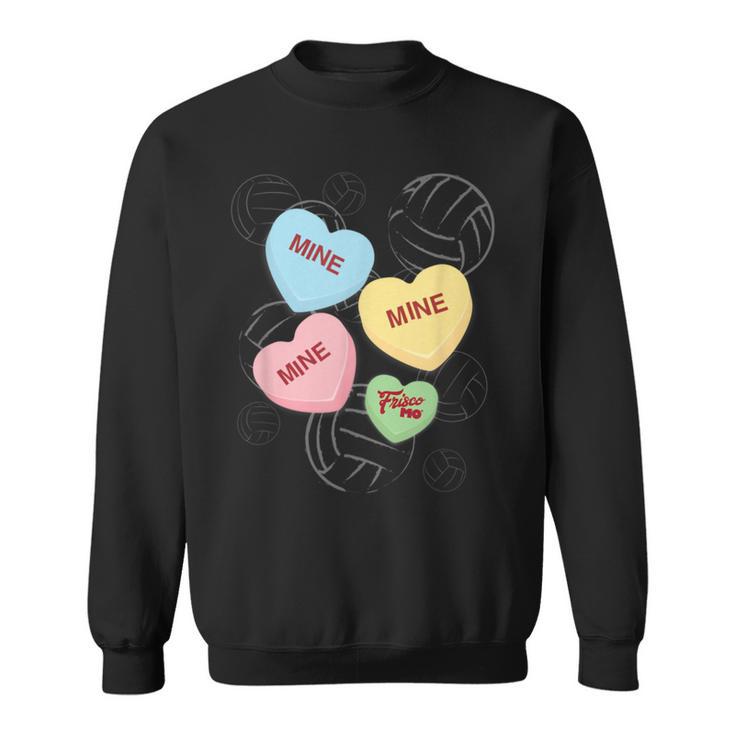 Volleyball Mine Mine Mine Hearts Sweatshirt