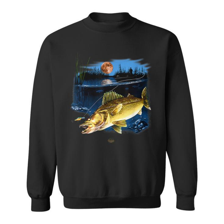 Walleye Fishing For Men Sweatshirt
