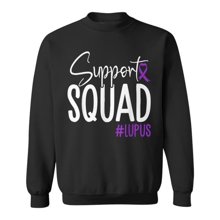 We Wear Purple Lupus Awareness Support Squad Sweatshirt