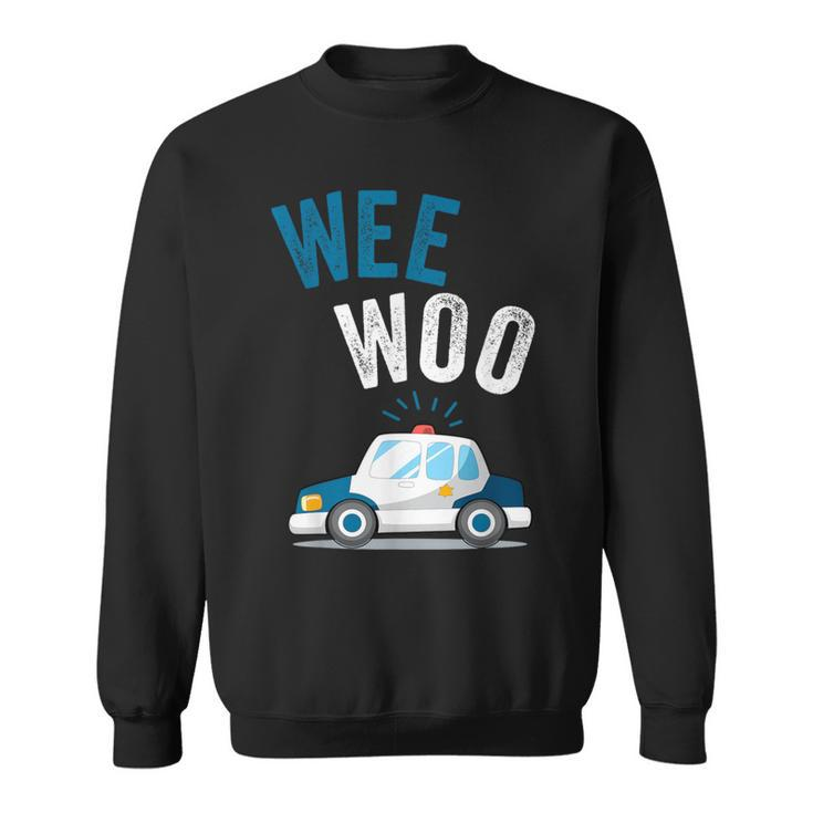 Wee Woo Police Car Cute Sweatshirt