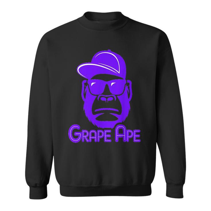 Weed Strains Grape Ape 420 Cannabis Culture Sweatshirt