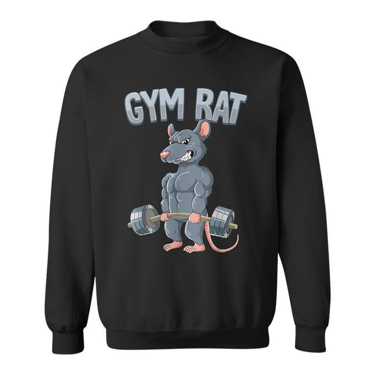 Weight Training Deadlift Gym Rat Sweatshirt
