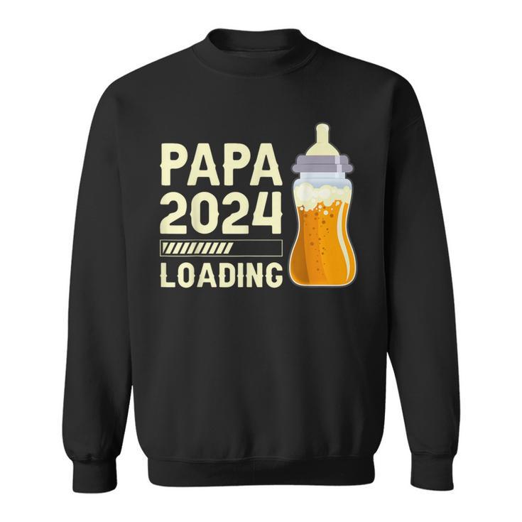 'Werdender Papa Zututkunft Papa Papa 2024 Loading' Sweatshirt