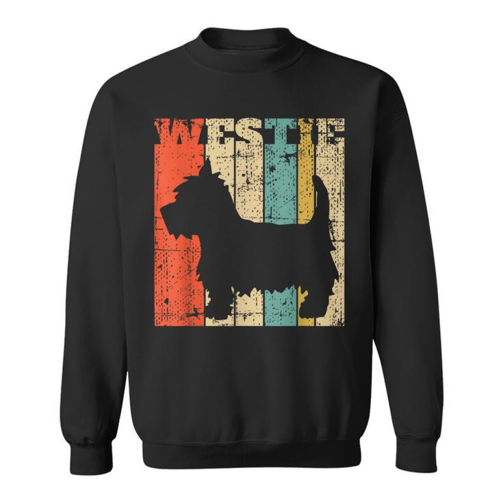 West Highland Terrier Westie Retro Vintage Sweatshirt