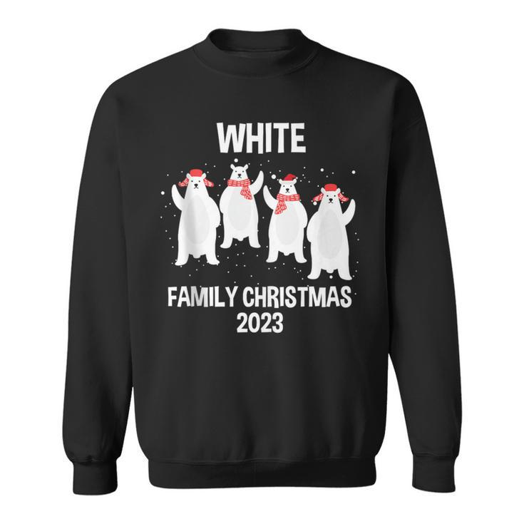 White Family Name White Family Christmas Sweatshirt