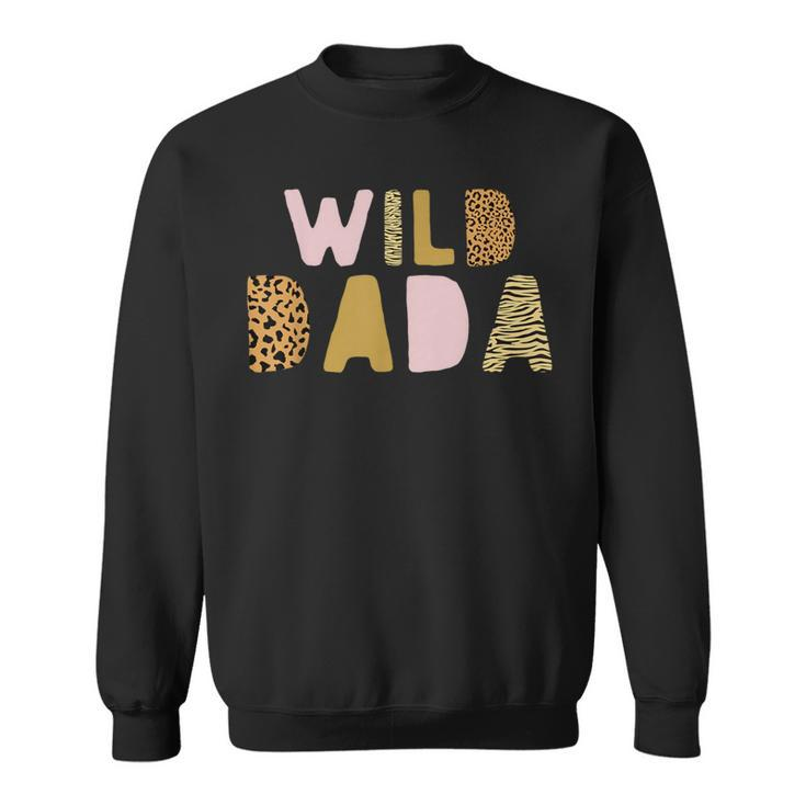 Wild One Dada Two Wild Birthday Outfit Zoo Birthday Animal Sweatshirt