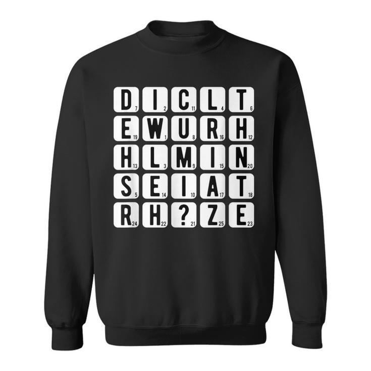 Willst Du Mich Heiraten Puzzle Tea Puzzle Decoration Marriage Proposal Sweatshirt