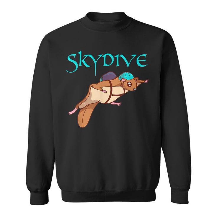 Wingsuit Flying Squirrel Skydiver Sweatshirt