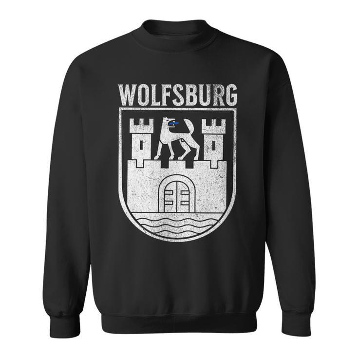Wolfsburg Germany Deutschland Crest Arms Emblem Sweatshirt