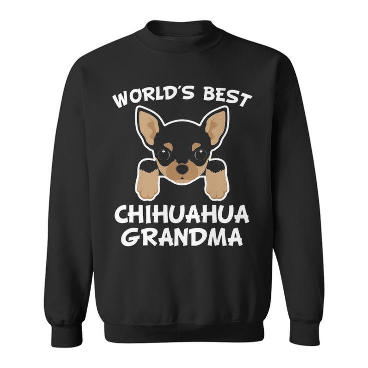 World's Best Chihuahua Grandma Dog Granddog Sweatshirt