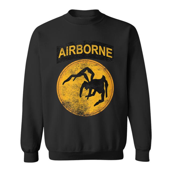 Ww2 135Th Airborne Division Parachute Patch Spider Military Sweatshirt