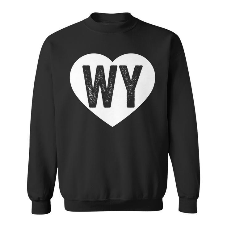 Wyoming Heart Hometown State Pride Western Love Sweatshirt