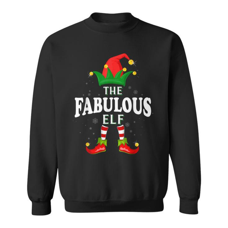 Xmas Fabulous Elf Family Matching Christmas Pajama Sweatshirt
