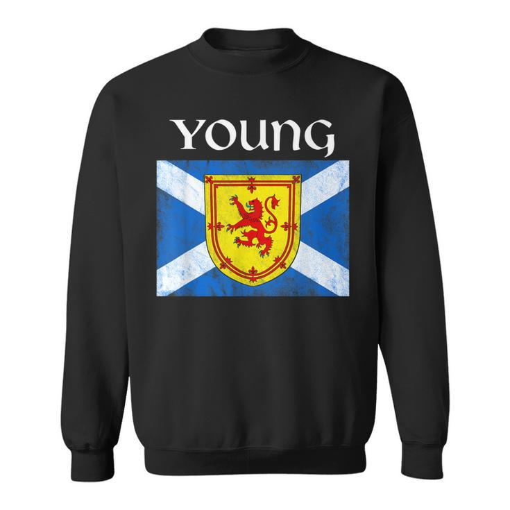 Young Clan Scottish Name Scotland Flag Sweatshirt