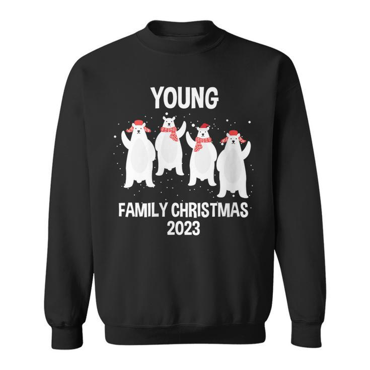 Young Family Name Young Family Christmas Sweatshirt