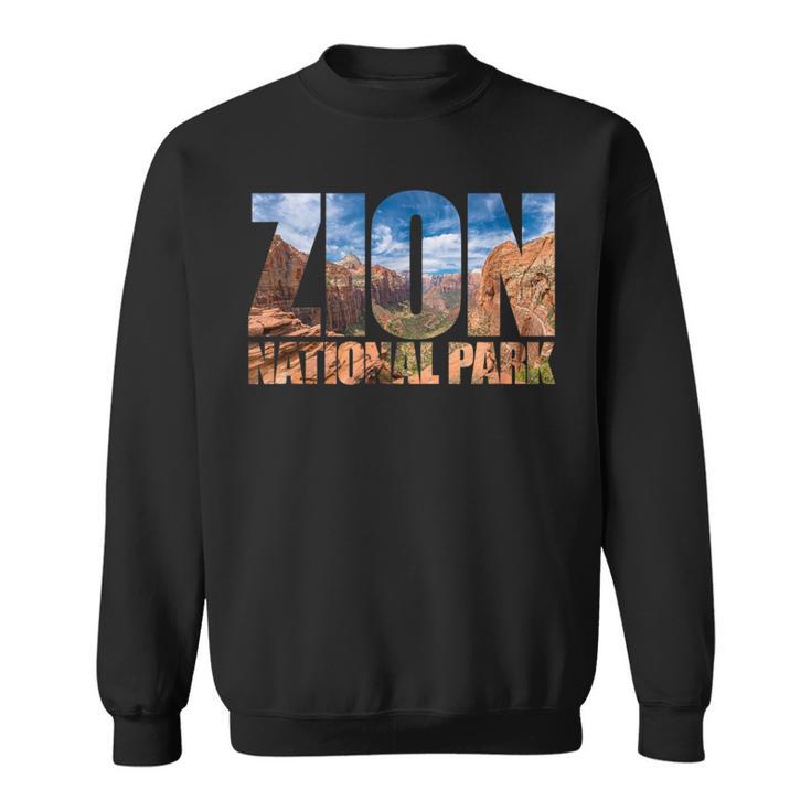 Zion National Park Near Las Vegas Utah Usa Canyon Nature Sweatshirt