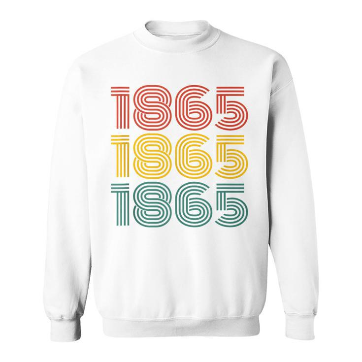 1865 Junenth Retro  Embrace Freedom & Heritage Sweatshirt