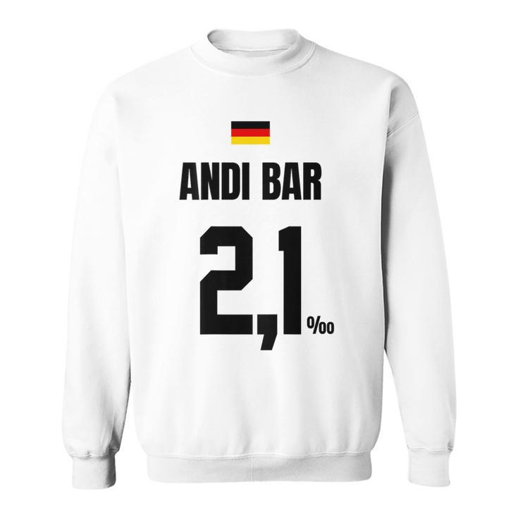 Andi Bar Sauftrikot X Malle Party Trikot Deutschland Sweatshirt