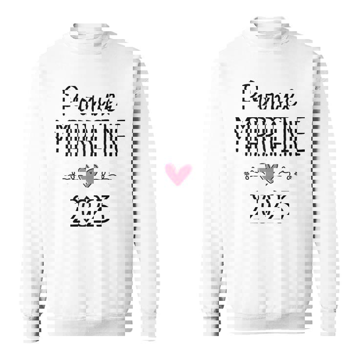 Annonce Pour Être Future Marraine Bébé Promue Marraine 2023 Sweater e