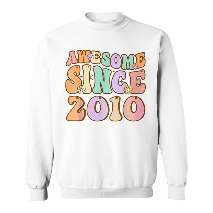 Awesome Since 2010 14 Year Old 14Th Birthday For Girls Sweatshirt