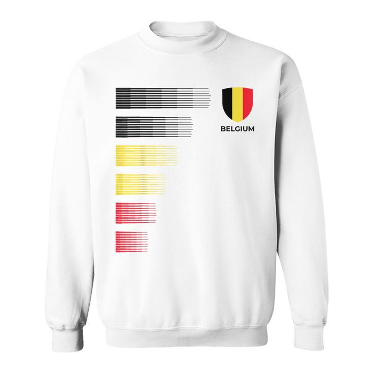 Belgium Flag Emblem Patriotic Belgian National Ancestry Sweatshirt