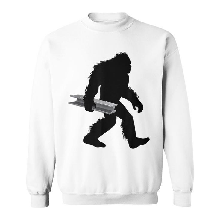 Bigfoot Slworker Welding Sasquatch Ironworker Sweatshirt