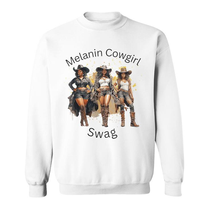Black Cowgirls African American Texas Girls Women Sweatshirt