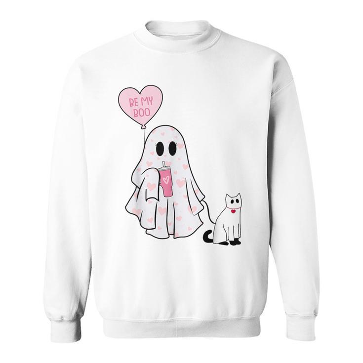 Be My Boo Cat Valentine Sweatshirt