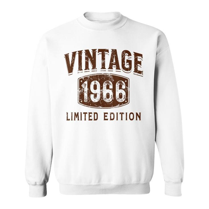 Born In 1966 Limited Edition Birthday Vintage 1966 Sweatshirt