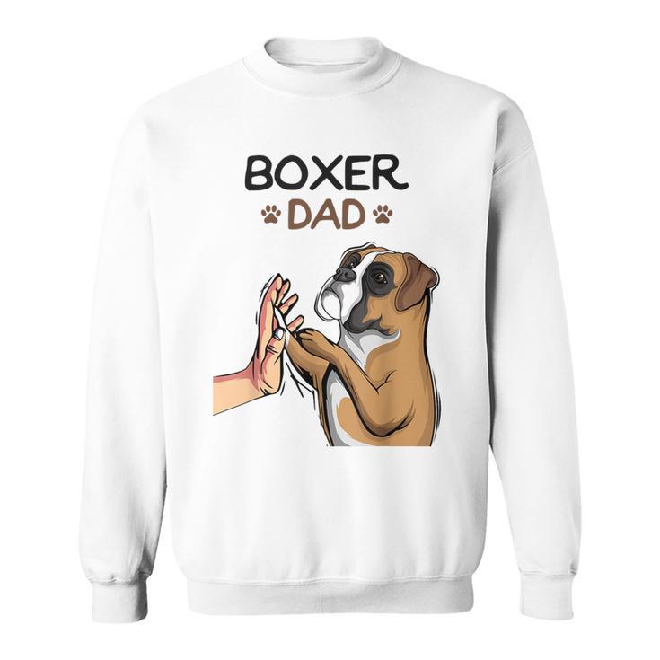 Boxer Dog Papa Sweatshirt