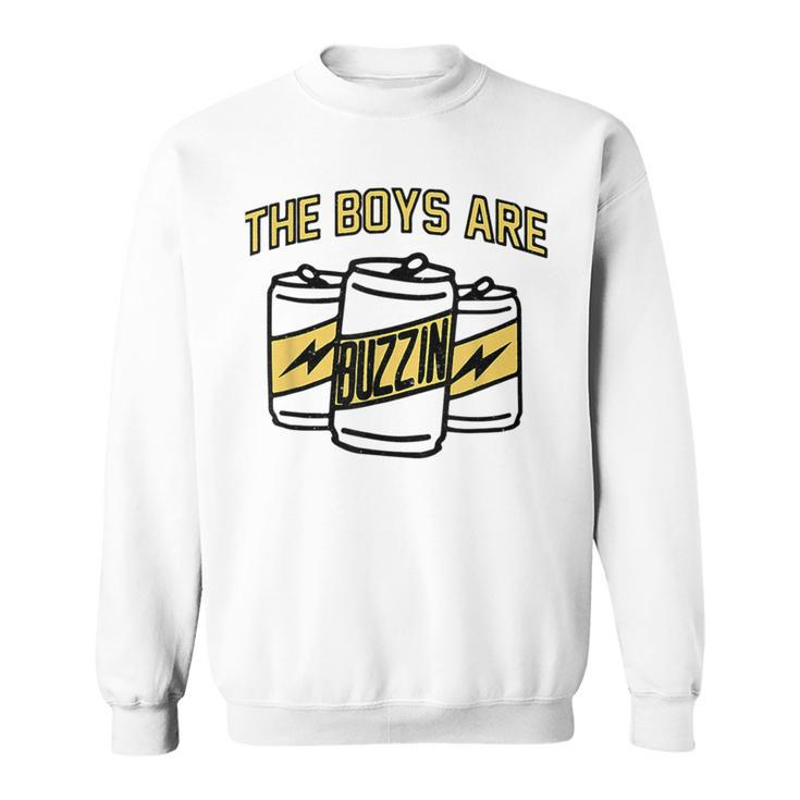 The Boys Are Buzzin Vintage Drinking Beer For Dad Sweatshirt
