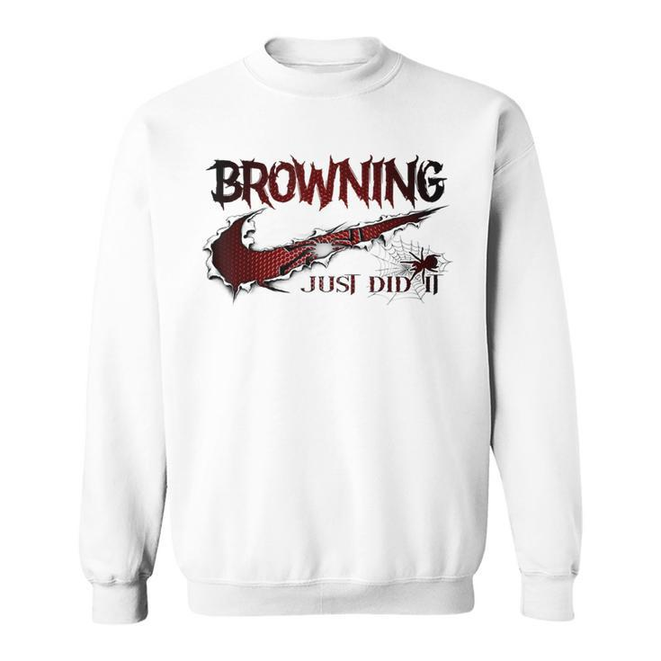 Browning Family Name Browning Last Name Team Sweatshirt