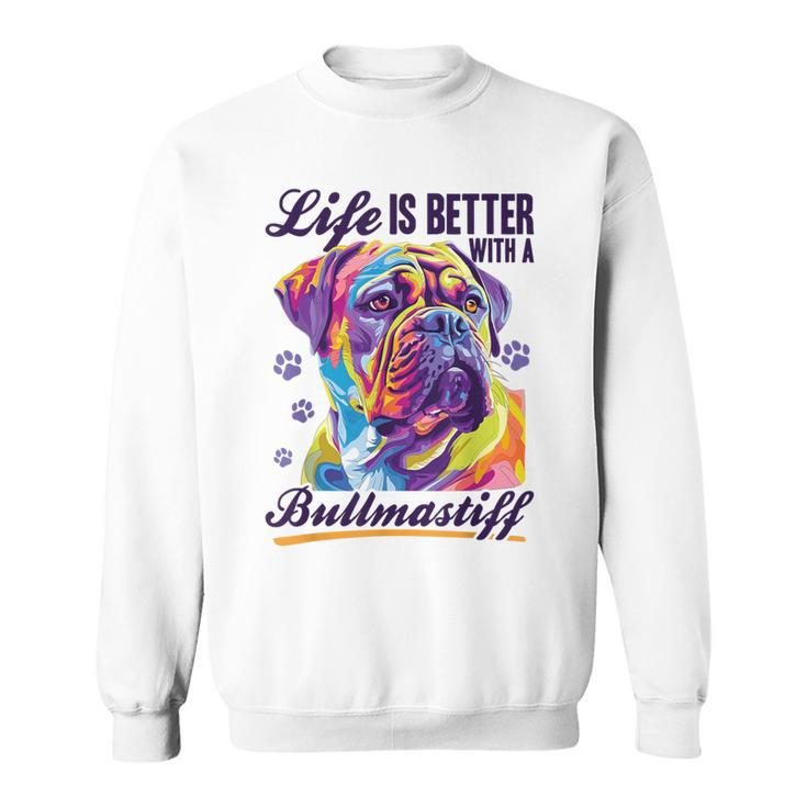 Bullmastiff Hunderasse Das Leben Ist Besser Mit Einem Bullmastiff Sweatshirt