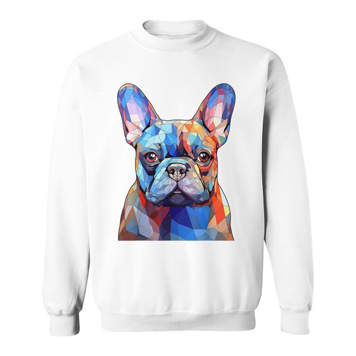 Cabeza De Bulldog Francés Cara Perro Amantes Arte Frenchie Dog Camisa de entrenamiento