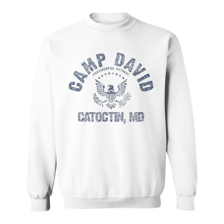 Camp David Presidential Retreat Vintage Distressed Graphic Sweatshirt