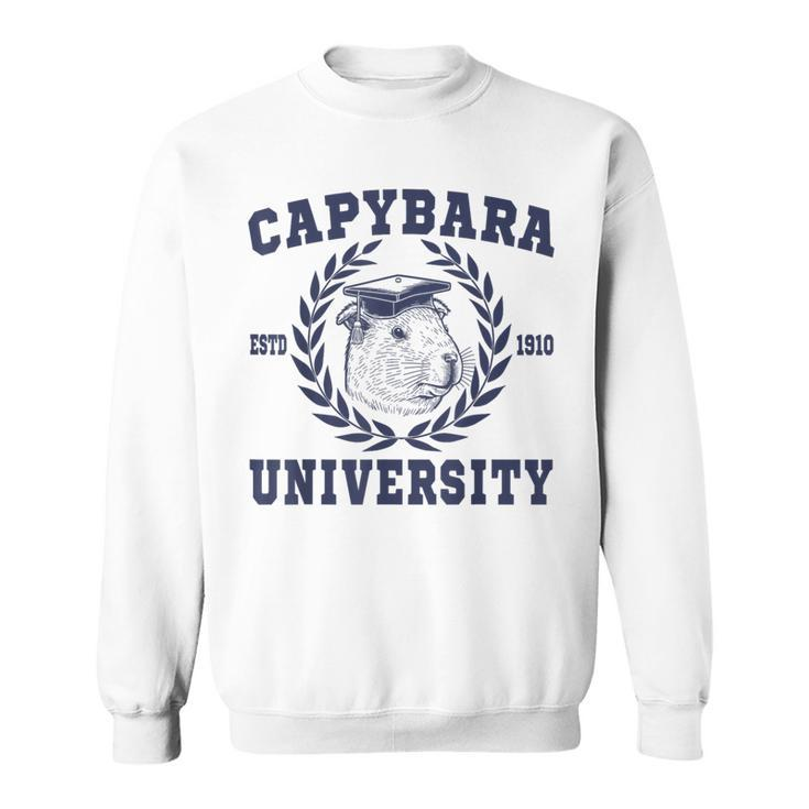 Capybara University Capybara Meme Lover Sweatshirt