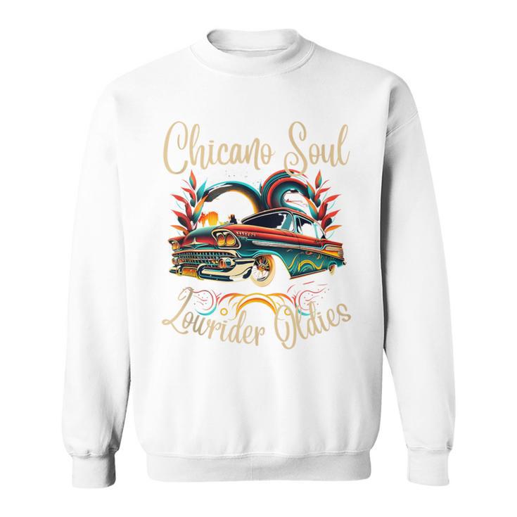 Chicano Soul Lowrider Oldies Car Clothing Low Slow Cholo Men Sweatshirt