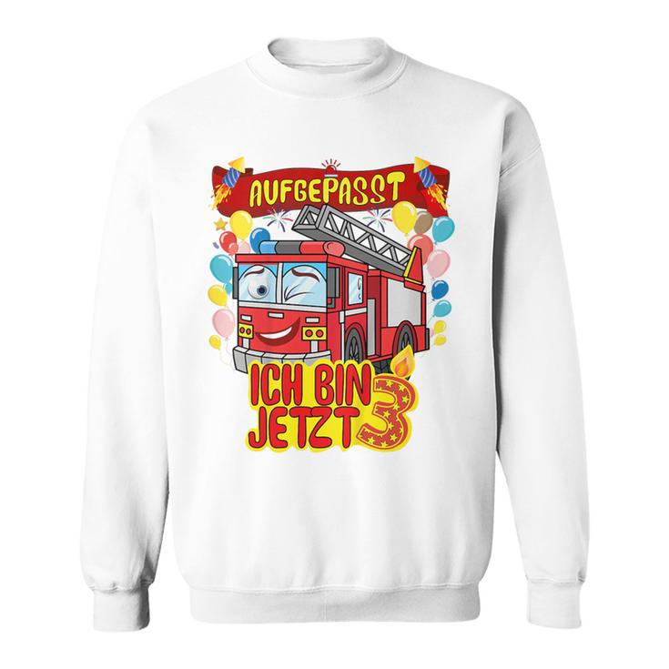 Children's Ich Bin Jetzt 3 Feuerwehr Sweatshirt