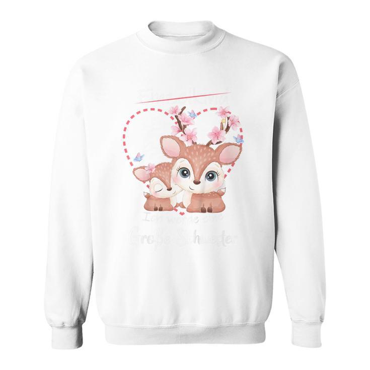 Children's Ich Werde Große Schwester Ich Sweatshirt