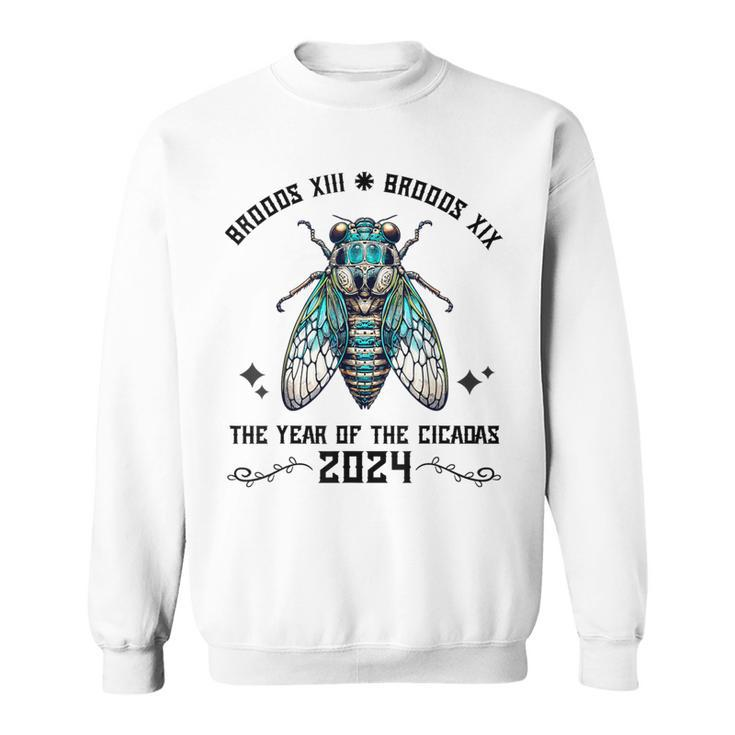 Cicada Lover Brood Xix Brood Xiii Year Of The Cicada 2024 Sweatshirt