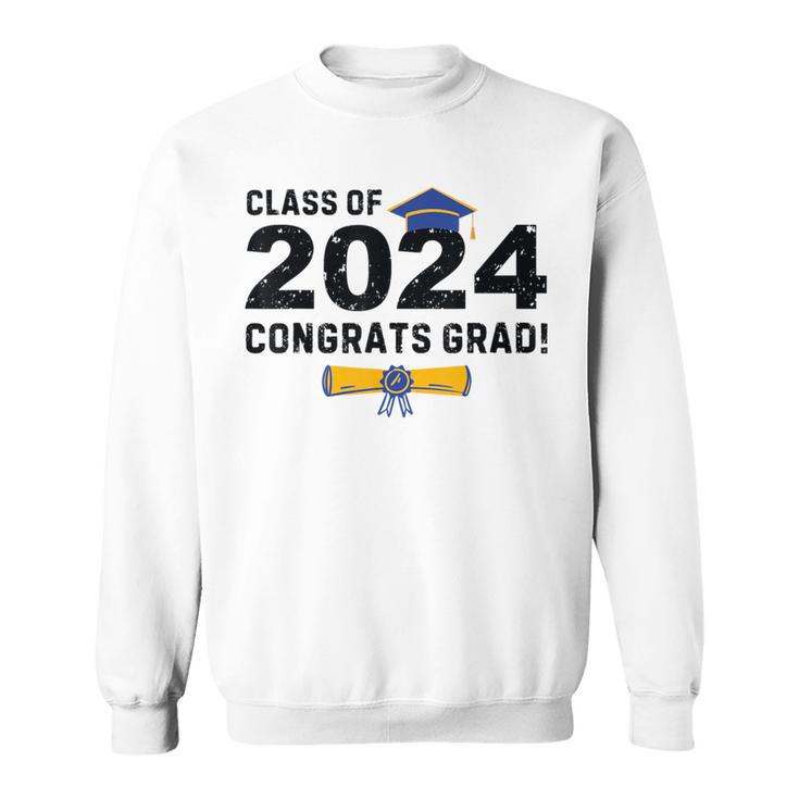 Class Of 2024 Congrats Grad 2024 Congratulations Graduate Sweatshirt