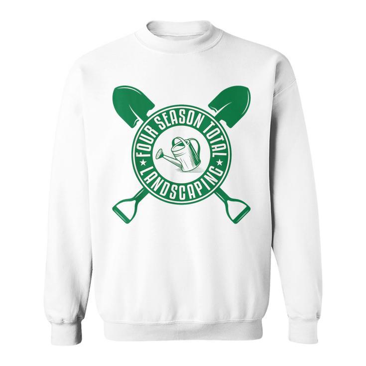 Coffee Meme Four Season Total Landscaping Sweatshirt