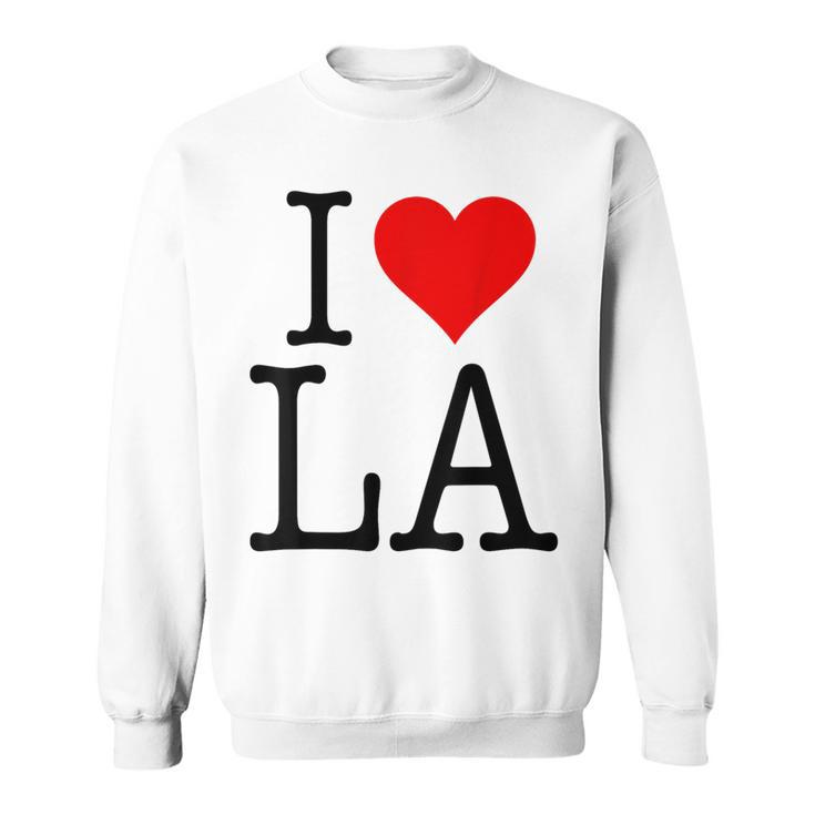 Cool I Love La Los Angeles Novelty Sweatshirt