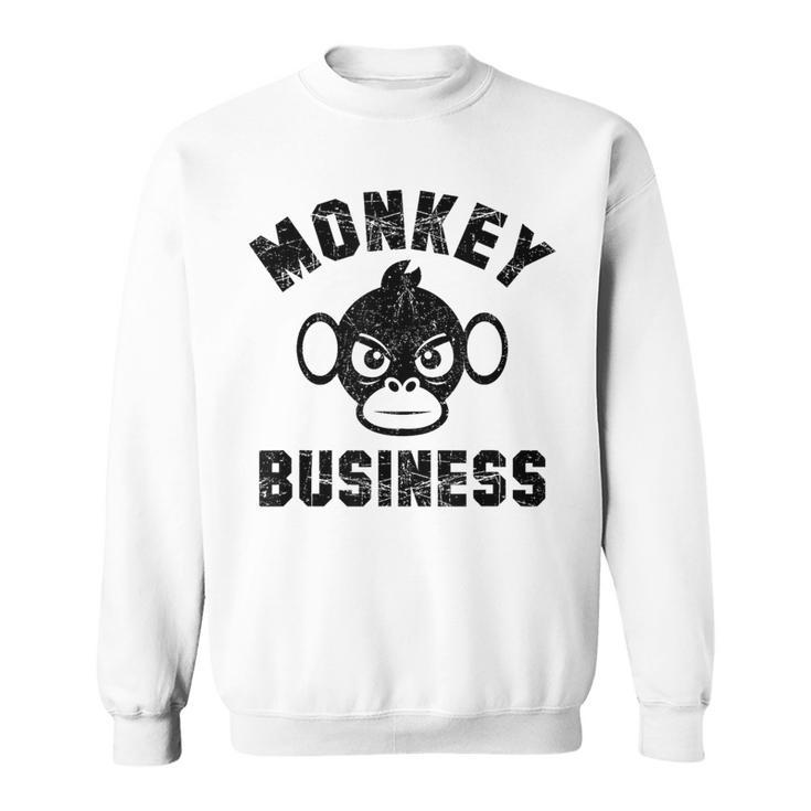 Coolest Monkey In The Jungle Business Sweatshirt