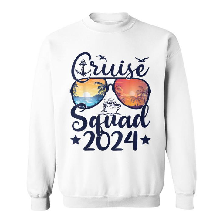 Cruise Squad 2024 Summer Vacation Family Cruise Ship Sweatshirt