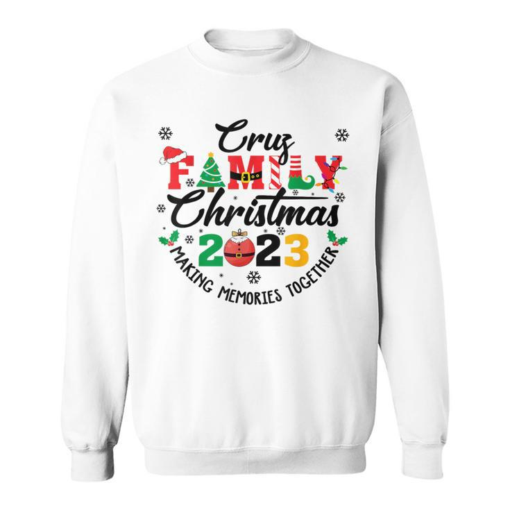 Cruz Family Name Christmas Matching Surname Xmas Sweatshirt