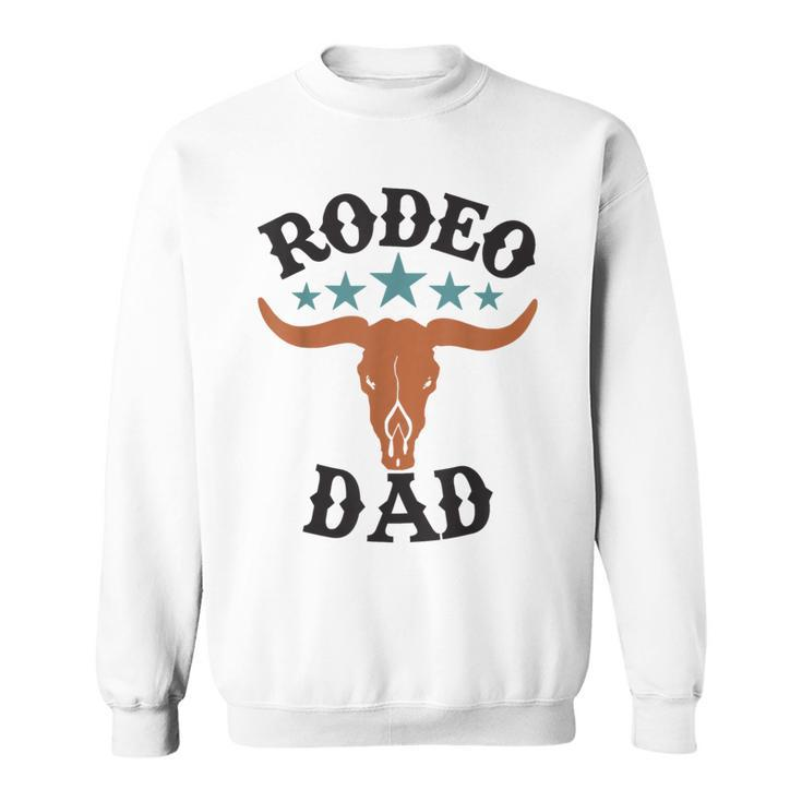 Dad 1St First Birthday Cowboy Western Rodeo Party Matching Sweatshirt