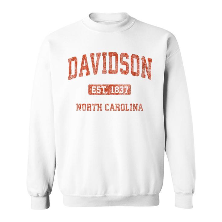 Davidson North Carolina Nc Vintage Athletic Sports Sweatshirt