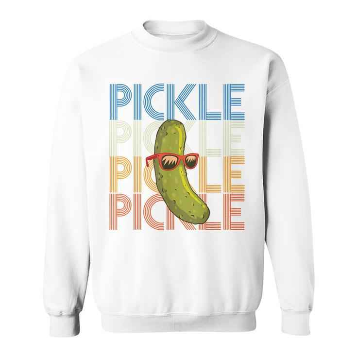 Dill Pickle Squad Green Pickles Lovers Cucumber Jar Sweatshirt