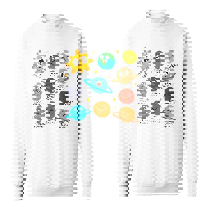 Divertido Pijama Con Sistema Solar Diseño De Astrónomos Camisa de entrenamiento